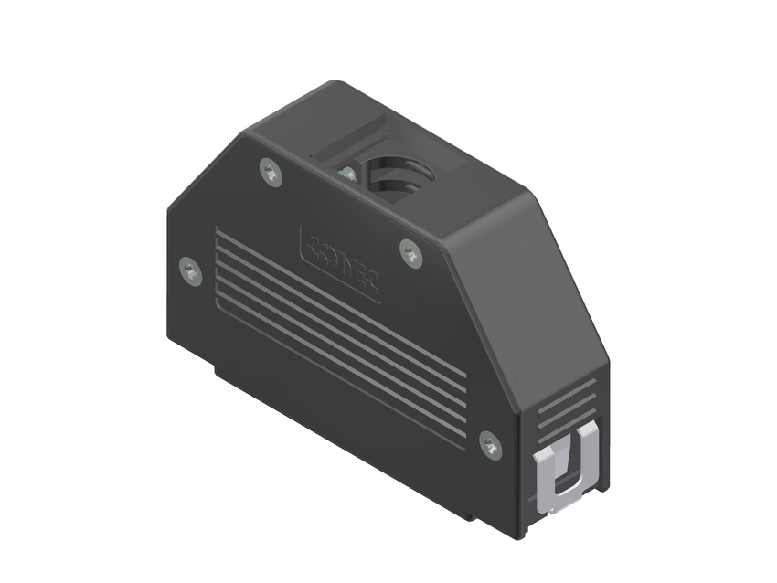 Amphenol CONEC 16 Series ABS D Sub Backshell, 50 Way, Strain Relief