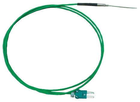 Correge Type K Thermocouple 60mm Length, 0.9mm Diameter → +250°C