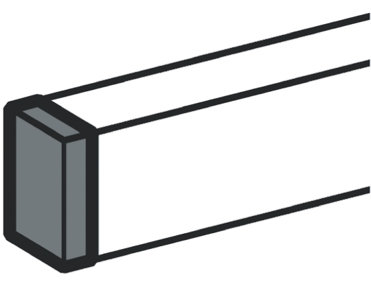 Legrand PVC Cable Trunking Accessory, (L) 50 x (H) 80mm, Miniature PVC