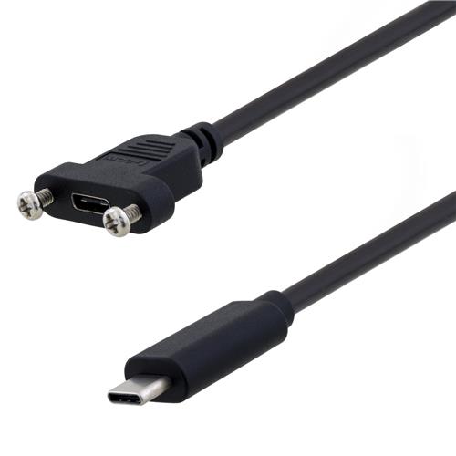 L-Com , Male USB to Female USB C, 500mm
