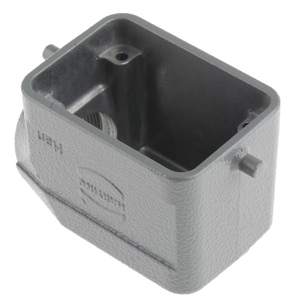 HARTING Han B Heavy Duty Power Connector Hood, PG16 Thread, Side Entry