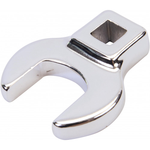 SAM JCF Series Open Ended Insert Crowfoot Bit, 11 x 22.3 mm, 3/8in Insert, Polished Finish