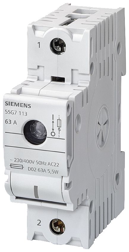 Siemens Fuse Switch Disconnector, 2 Pole, 63A Max Current