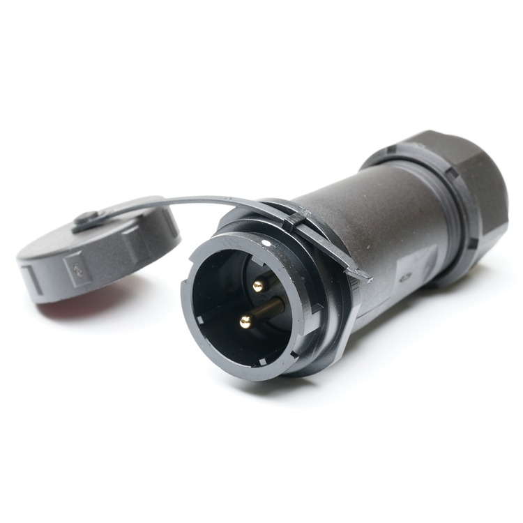 RS PRO Industrial Circular Connector, 2 Contacts, In-Line Cable Mount, SY21 Connector, Socket, Male, IP67, SY21 Series