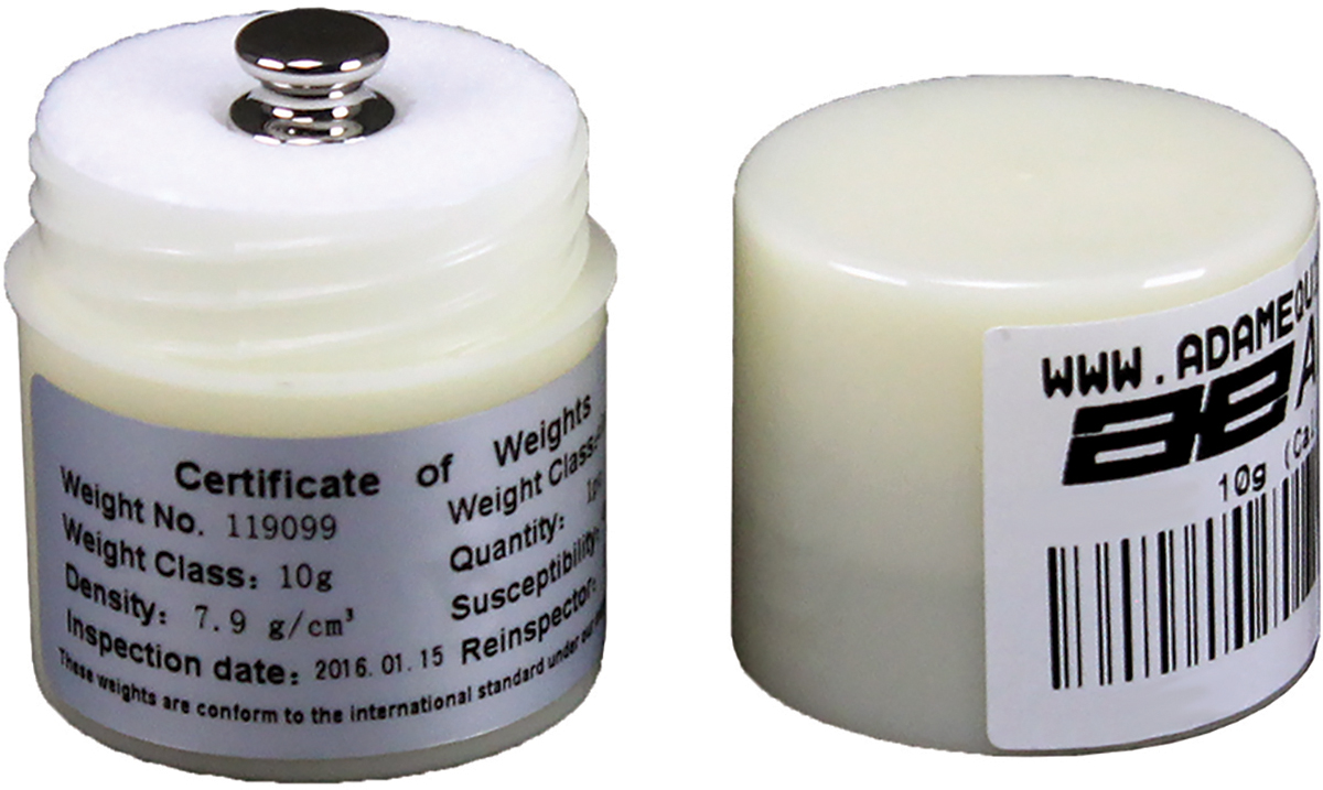 Adam Equipment Co Ltd 10g Weighing Scale 10 g Check Weight PreCal