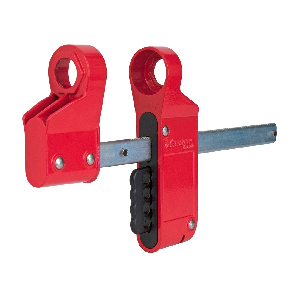 Master Lock Red Durable Aluminium and Hardened Steel, 7mm Shackle