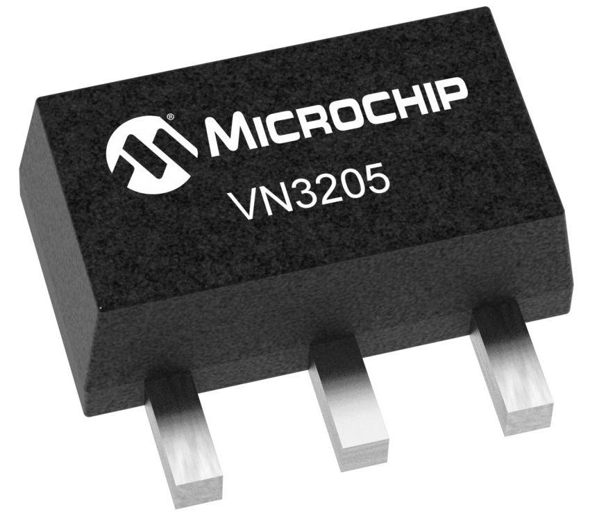 Microchip VN3205 Type N-Channel MOSFET, 1.5 A, 50 V MOSFET, 3-Pin SOT-89 VN3205N8-G