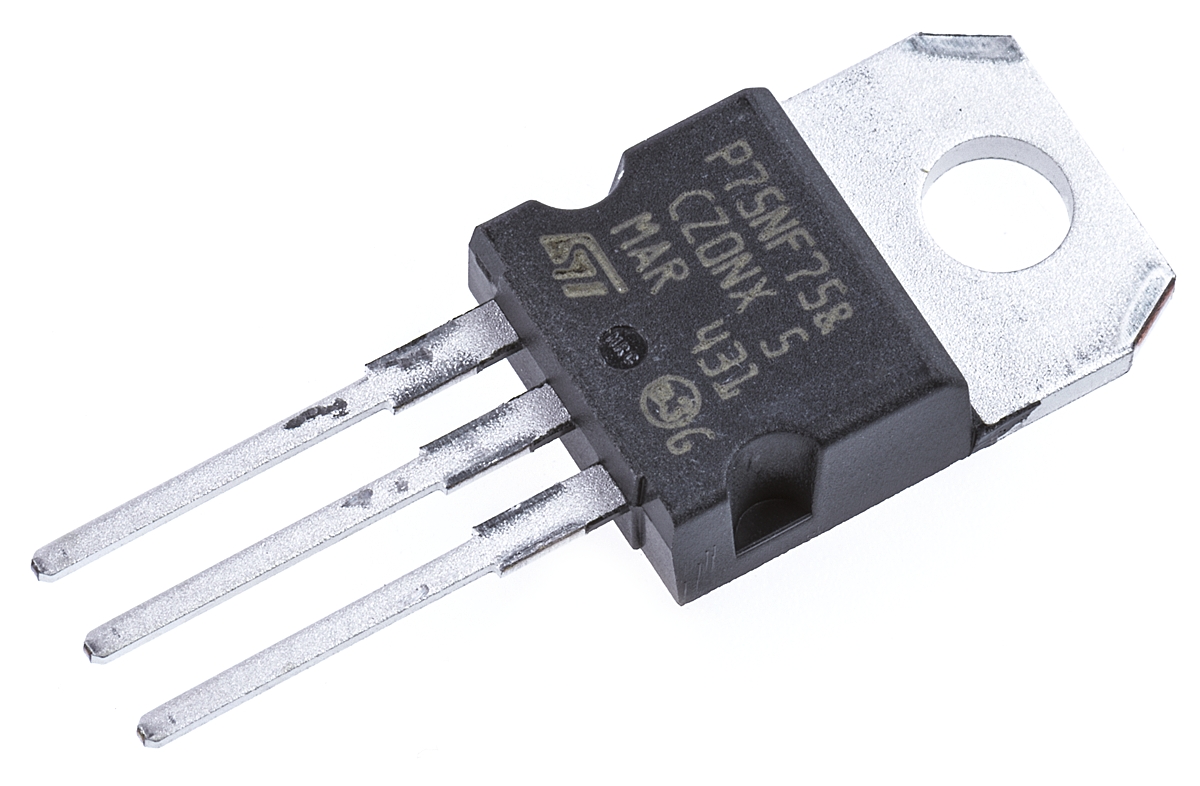 STMicroelectronics STripFET II Type N-Channel MOSFET, 80 A, 75 V Enhancement, 3-Pin TO-220