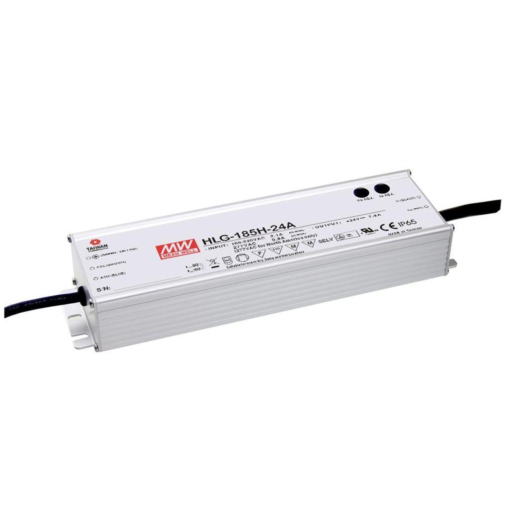 MEAN WELL LED Driver, 42V Output, 185W Output, 4.4A Output, Constant Current / Constant Voltage