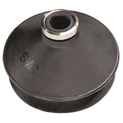 SMC 25mm Flat with Rib NBR Suction Cup ZPR25CN-08-B6, M6 x 1
