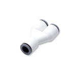 Legris LF6300 LIQUIfit Series Y Tube-to-Tube Adaptor, Push In 12 mm to Push In 12 mm, Tube-to-Tube Connection Style