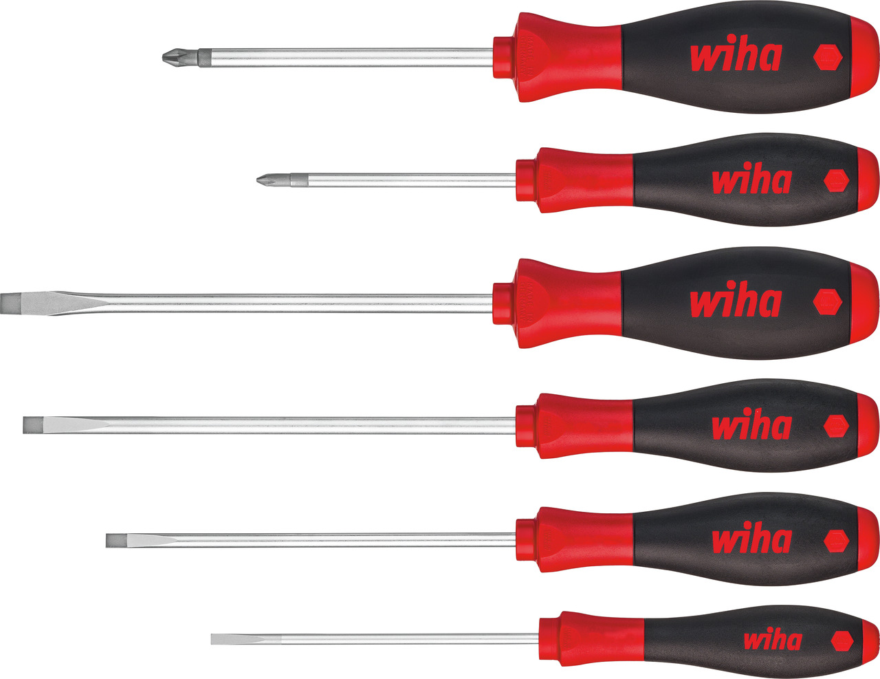 Wiha Tools Slotted Screwdriver Set, 6-Piece