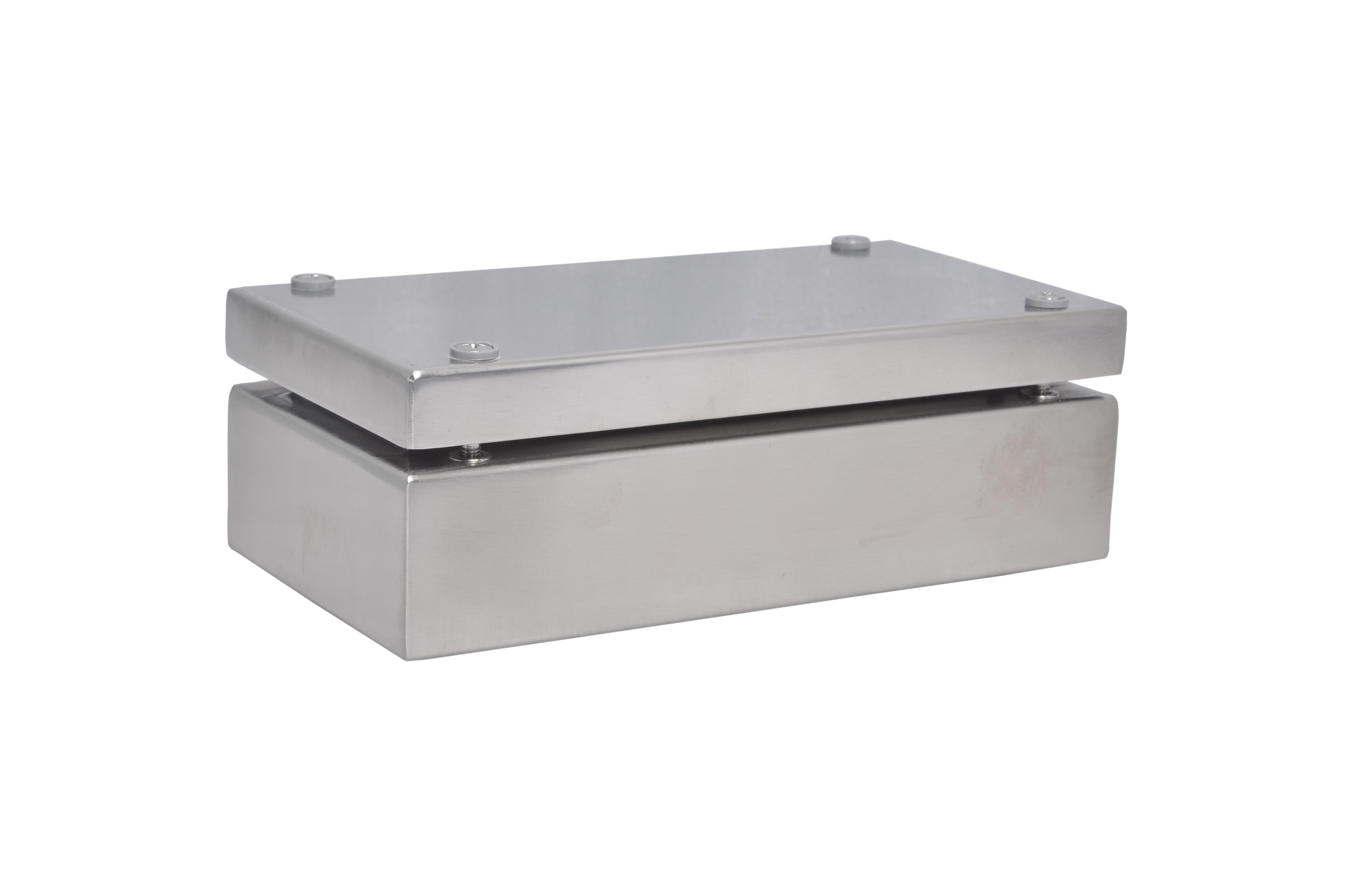 RS PRO 304 Stainless Steel Enclosure, IP66, 200 mm x 100 mm x 61mm