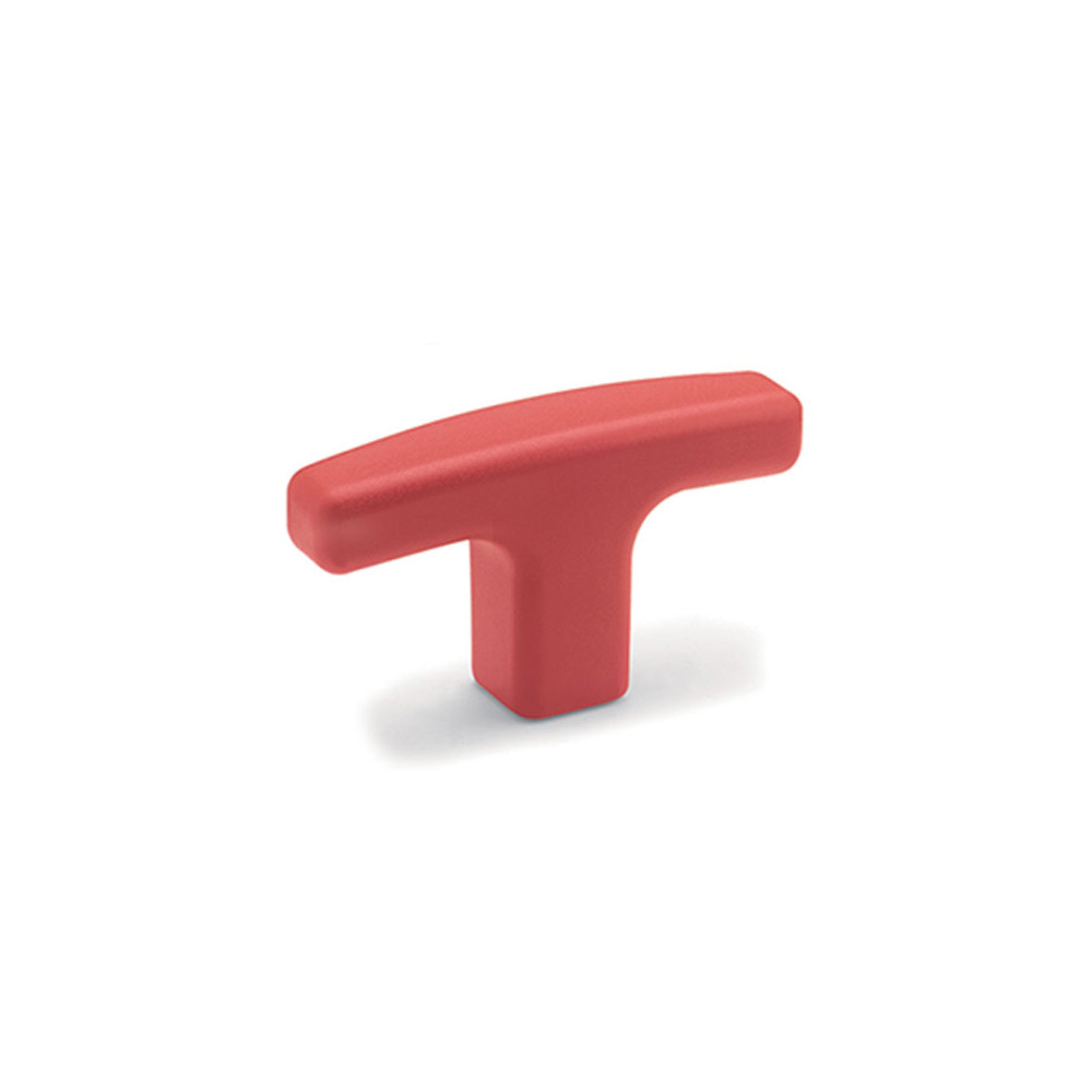 Elesa Matt Red PA Handle 33 mm Height, 15mm Width, 56.5mm Length