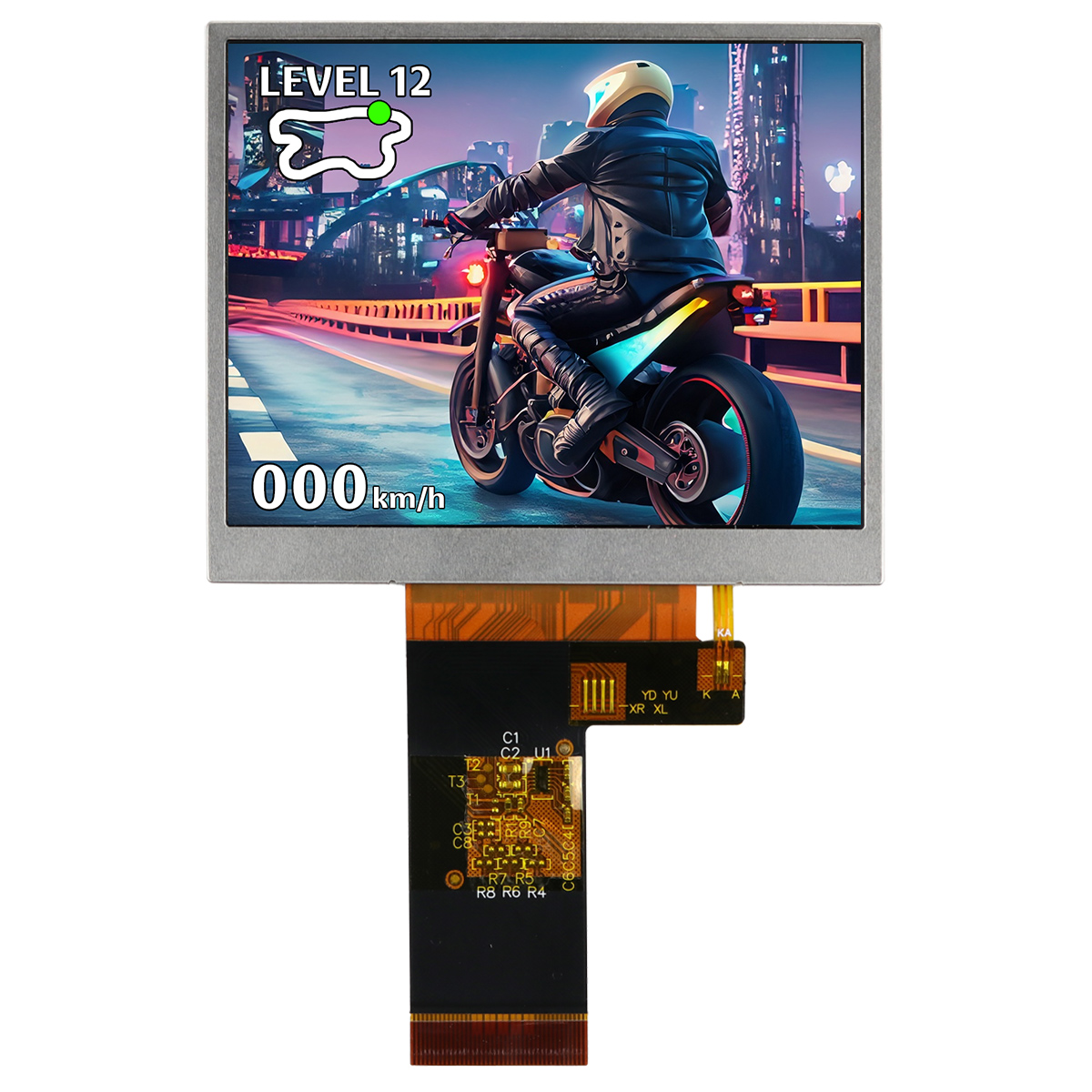 NEWHAVEN DISPLAY INTERNATIONAL NHD-3.5-640480EF-MSXP TFT TFT LCD Display, 3.5in, 640 x 480pixels