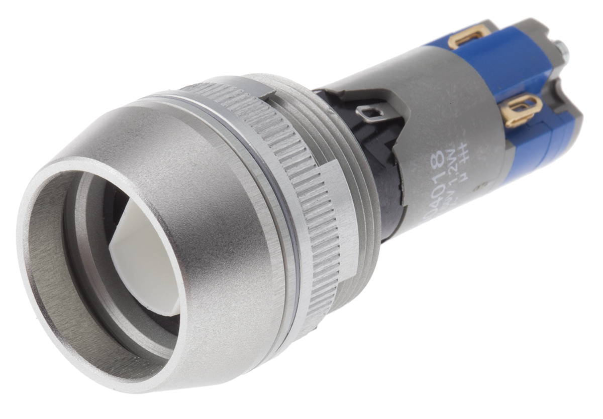 Saia-Burgess Illuminated Push Button Switch, Momentary, Panel Mount, 25mm Cutout, SPDT, 250V ac, IP65