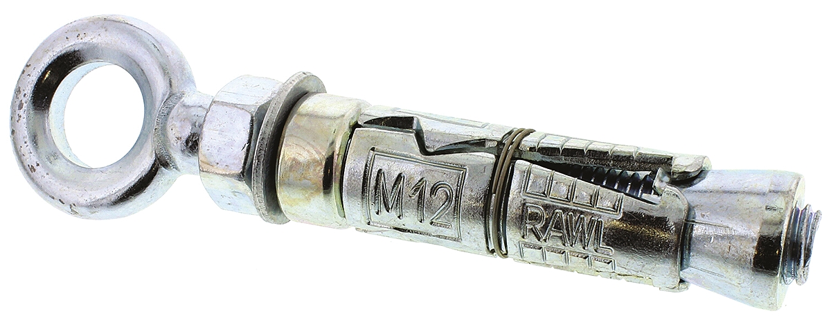 RawlPlug Steel Masonry Anchor M12 x 145mm, 20mm Fixing Hole