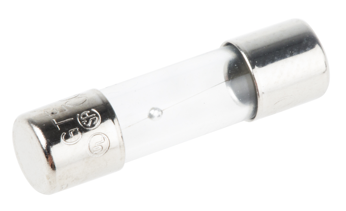 RS PRO 500mA T Glass Cartridge Fuse, 5 x 20mm