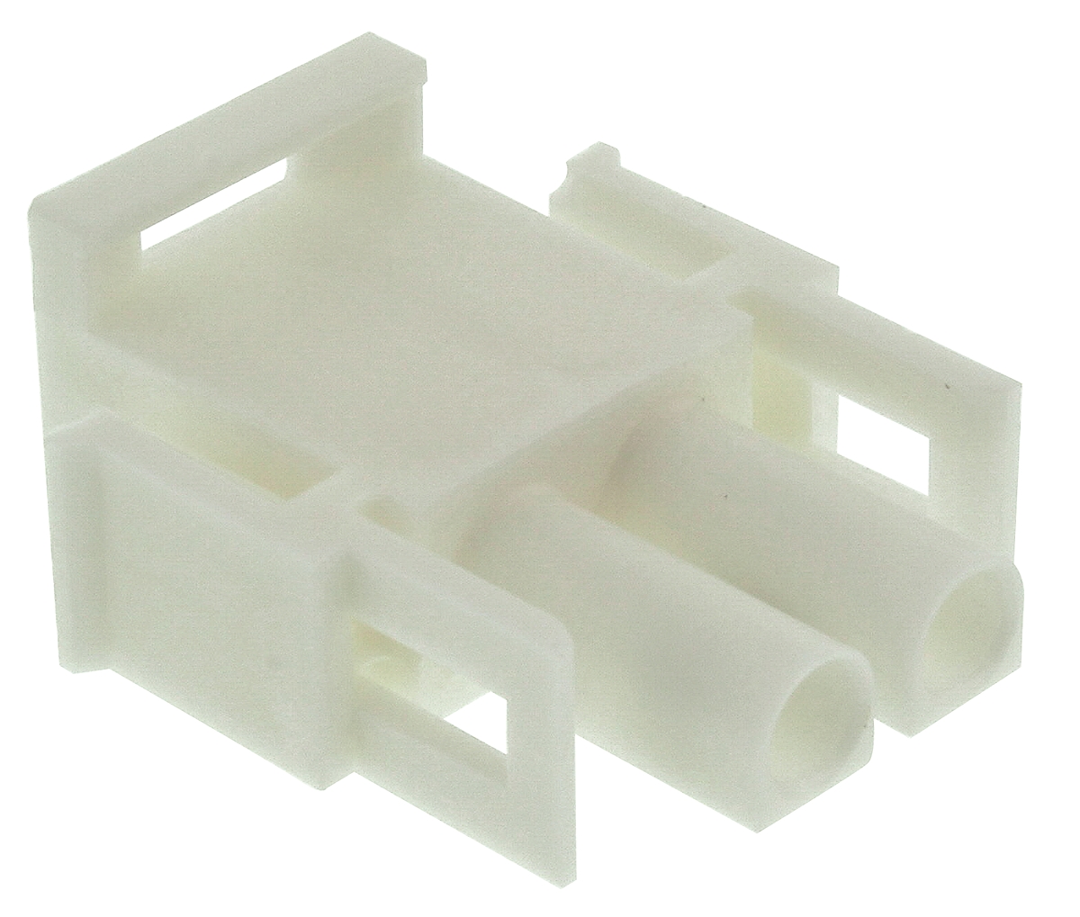 TE Connectivity, Universal MATE-N-LOK Male Connector Housing, 6.35mm Pitch, 2 Way, 1 Row