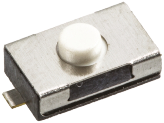 Wurth Elektronik White Tactile Switch, SPST 50 mA @ 12 V dc 0.8mm Surface Mount