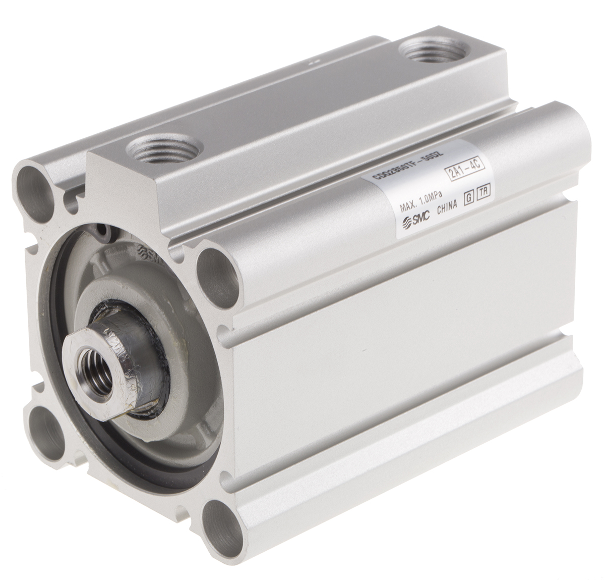 SMC Pneumatic Compact Cylinder - 50 mm Bore, 50 mm CDQ2 Series, Double Acting Acting
