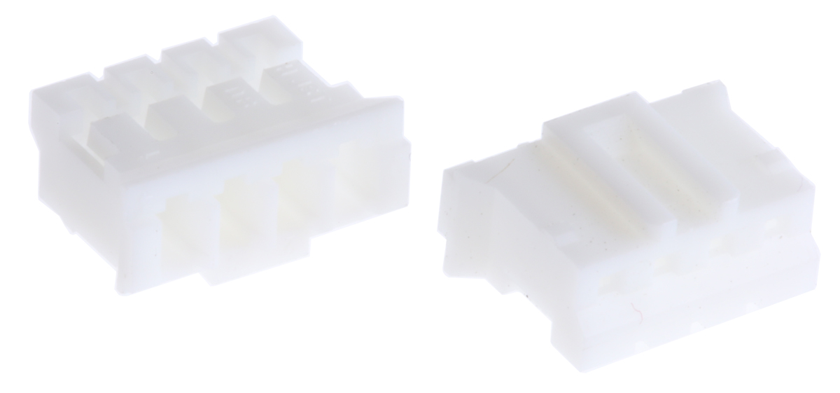 JST, PHR Female Connector Housing, 2mm Pitch, 4 Way, 1 Row
