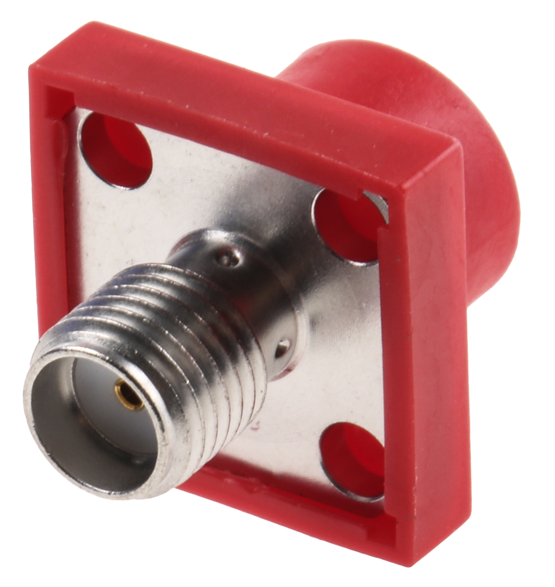 Radiall, Jack Flange Mount SMA Connector, 50Ω, Solder Termination, Straight Body