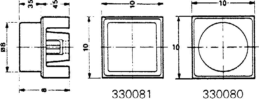 C & K Grey Push Button Cap for Use with KSA Series Switch