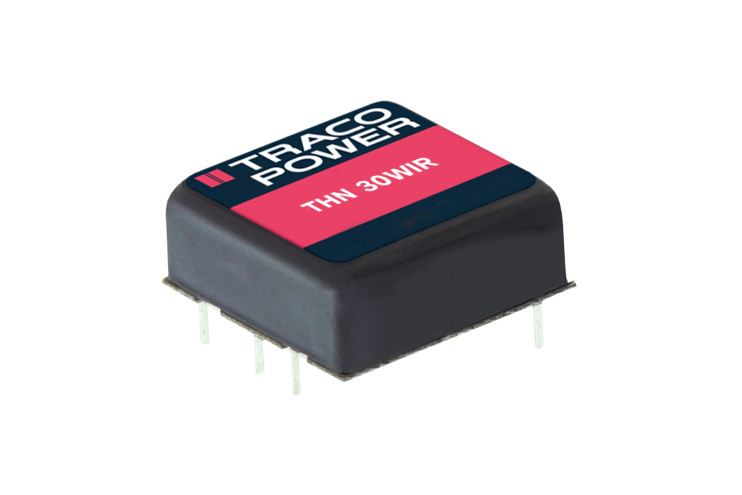 TRACOPOWER THN 30WIR Isolated DC-DC Converter, 24V dc/, 18 → 75 V dc Input, 30W, PCB Mount