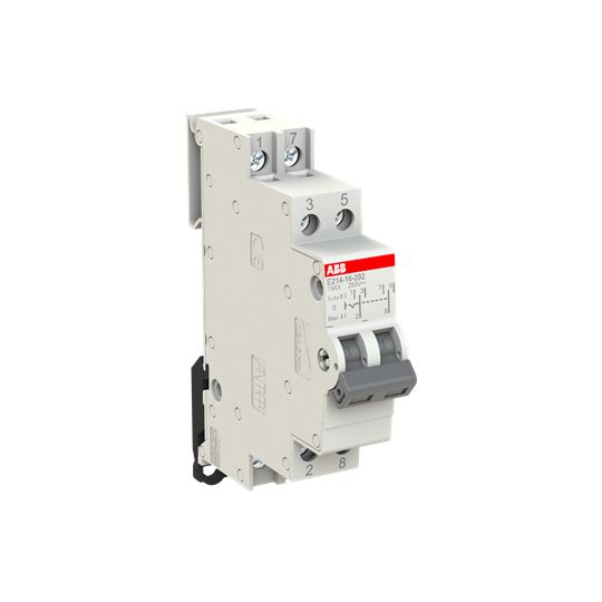 ABB 2 Pole DIN Rail Auxiliary Switch - 16A Maximum Current, IP20