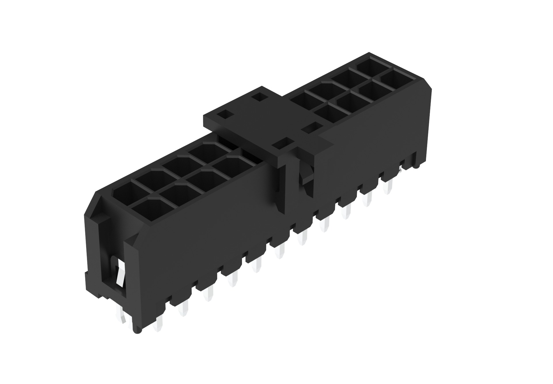 Amphenol Communications Solutions G88MP221028 Series Vertical Board Mount PCB Socket, 22-Contact, 2-Row, 3mm Pitch,
