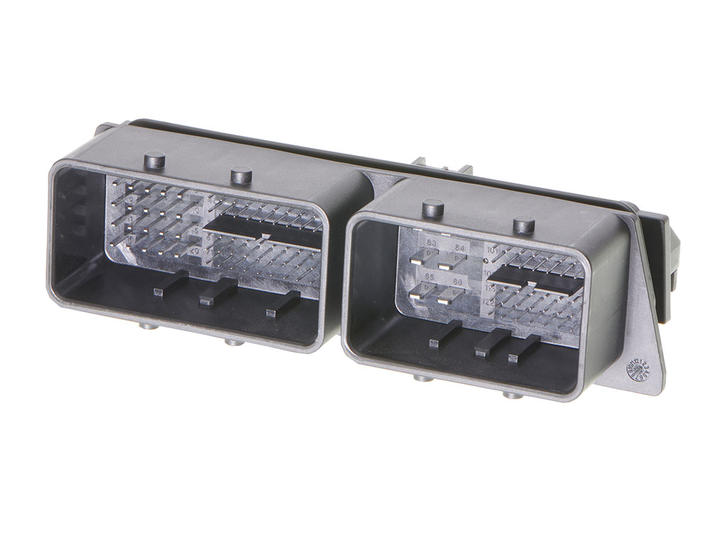 Molex 560134 Series Right Angle Surface PCB Header, 128 Contact(s), 5 mm Pitch, 6 Row, Shrouded