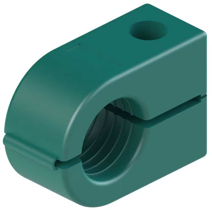 Parker Single Hydraulic Pipe Clamp for 10mm tube, ROP210X