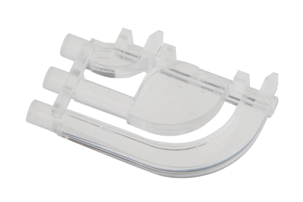 515-1064F Dialight, PCB Mounted 3-Way Right Angle LED Light Pipe, Tri-Level-Row Clear Round Lens