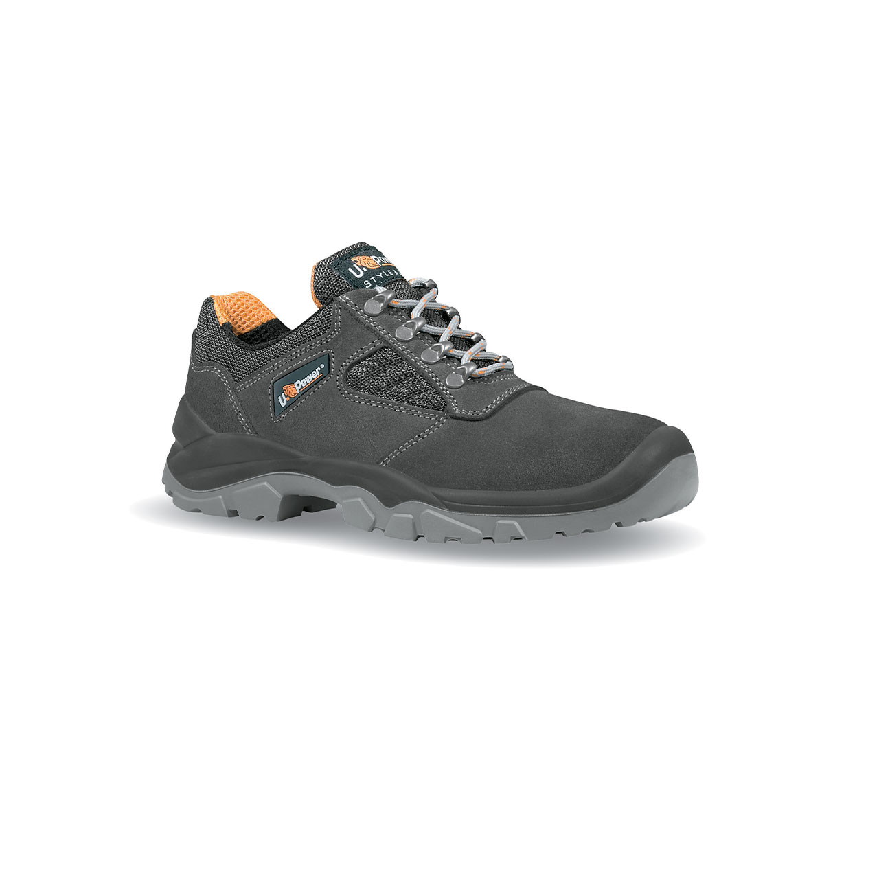 UPower TUDOR Unisex Grey Stainless Steel Toe Capped Low safety shoes, UK 9, EU 43