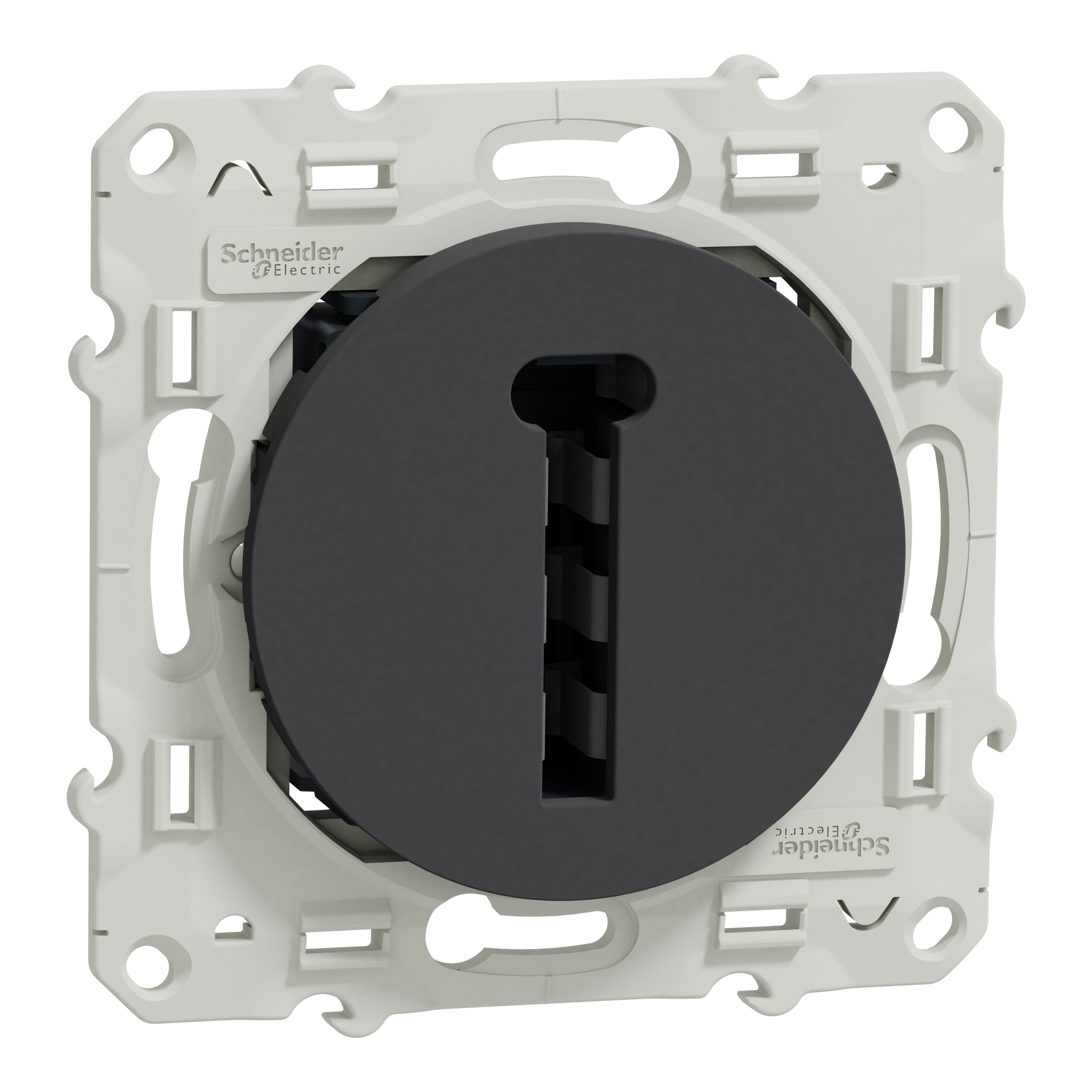 Schneider Electric Anthracite, 1 Gang, Odace