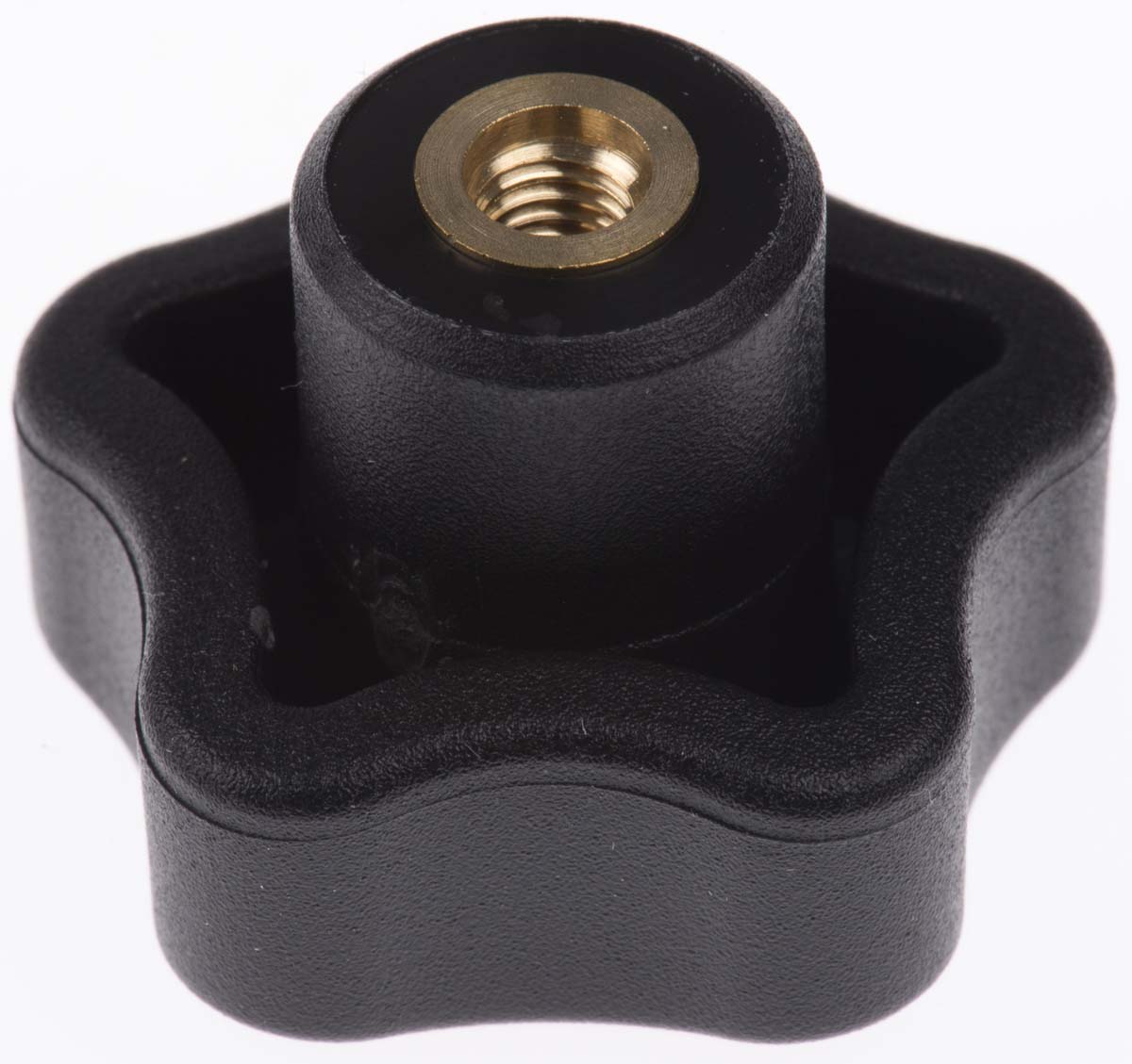 Elesa 69843 Black Multiple Lobes Clamping Knob, M5, Threaded Hole