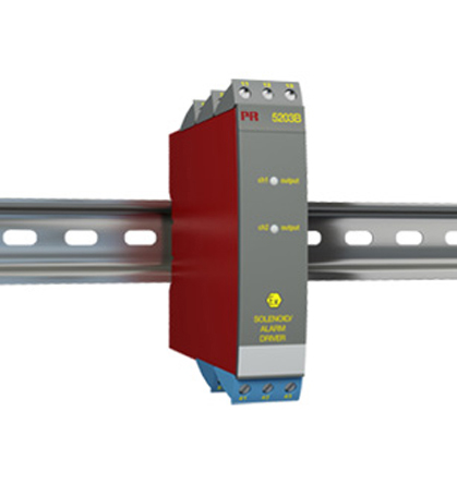 PR Electronics 1 Channel Galvanic Barrier, Solenoid Driver, NPN, PNP Input, ATEX, IECEx
