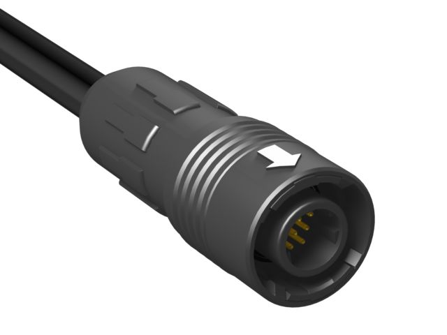 Samtec 12 way Terminal to Free End Sensor Actuator Cable, 2 m
