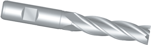 Dormer End Mill, 18mm Cutter, HSCo, 16 mm Shank, 63mm Cut Length