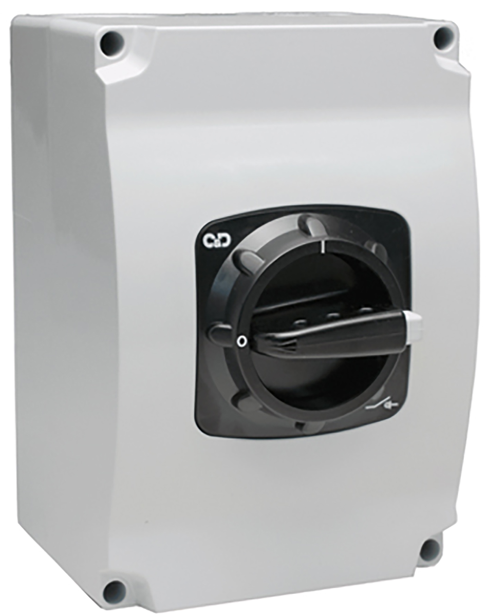 Craig & Derricott 3P Pole Isolator Switch - 40A Maximum Current, 15kW Power Rating