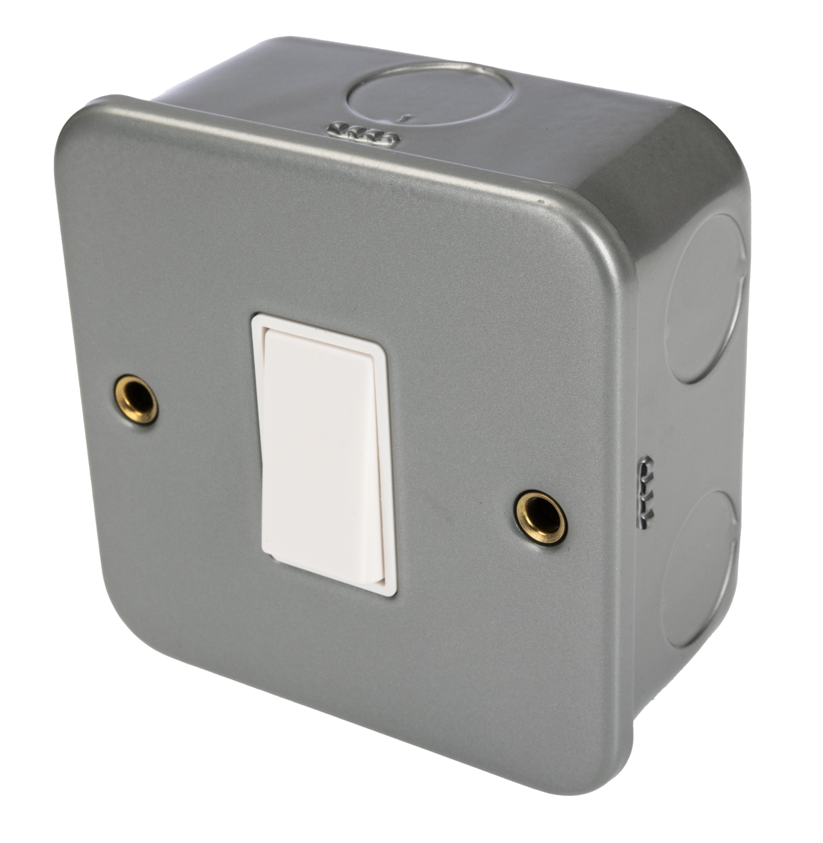 RS PRO White Rocker Switch, 2 Way, 1 Gang