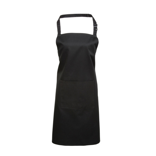 RS PRO Black Reusable Cotton, Polyester Apron, 860mm