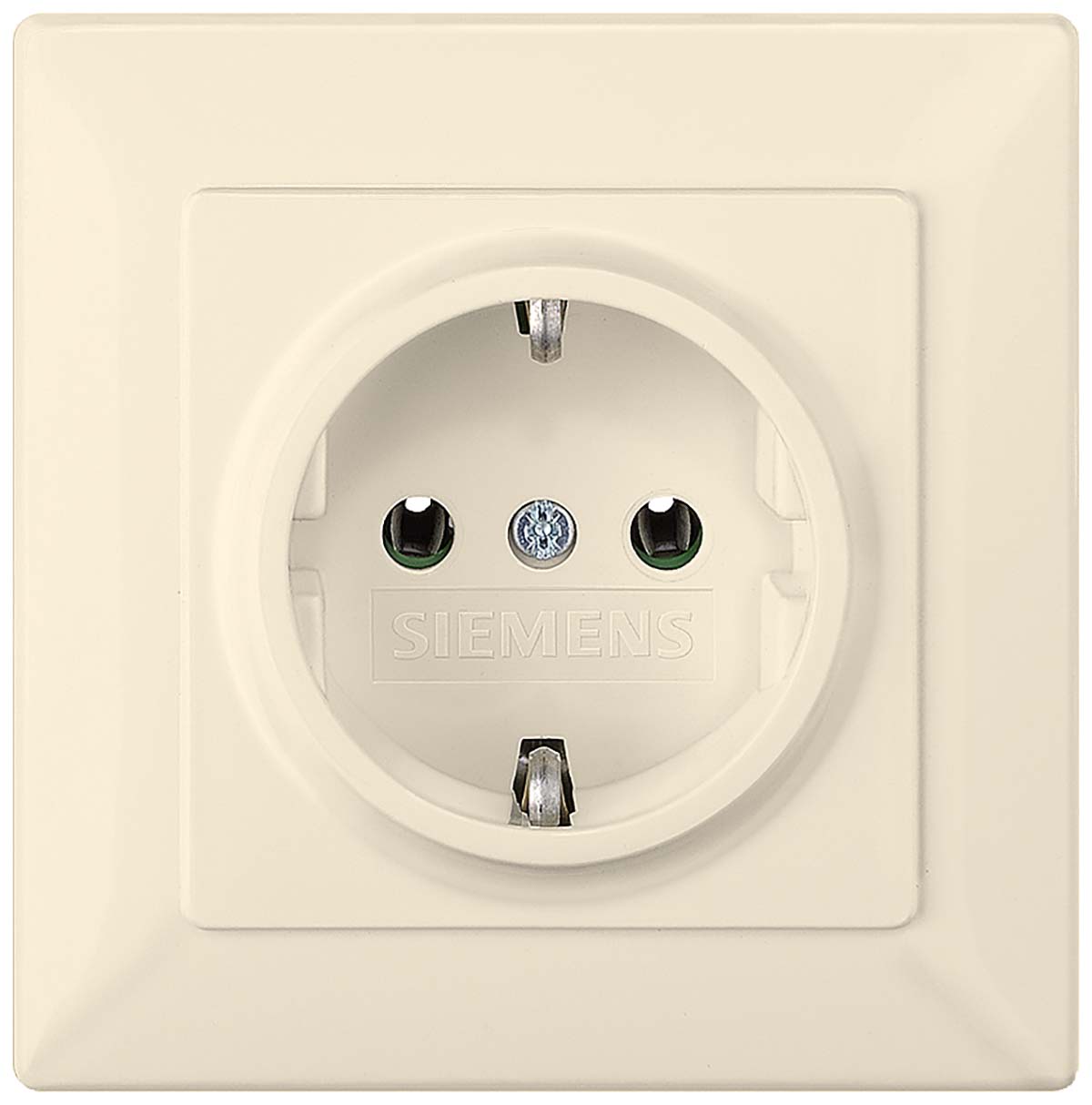 Siemens DELTA 1 Gang Plug Socket, 16A, Schuko, Indoor Use