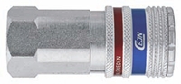 CEJN Brass, Steel Female Pneumatic Quick Connect Coupling, G 1/2 Female Threaded