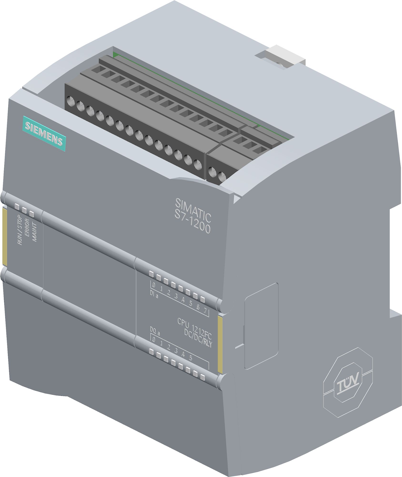 Siemens SIMATIC S7-1200 Series PLC CPU for Use with SIMATIC S7-1200, Relay Output, 10-Input, Analog Input
