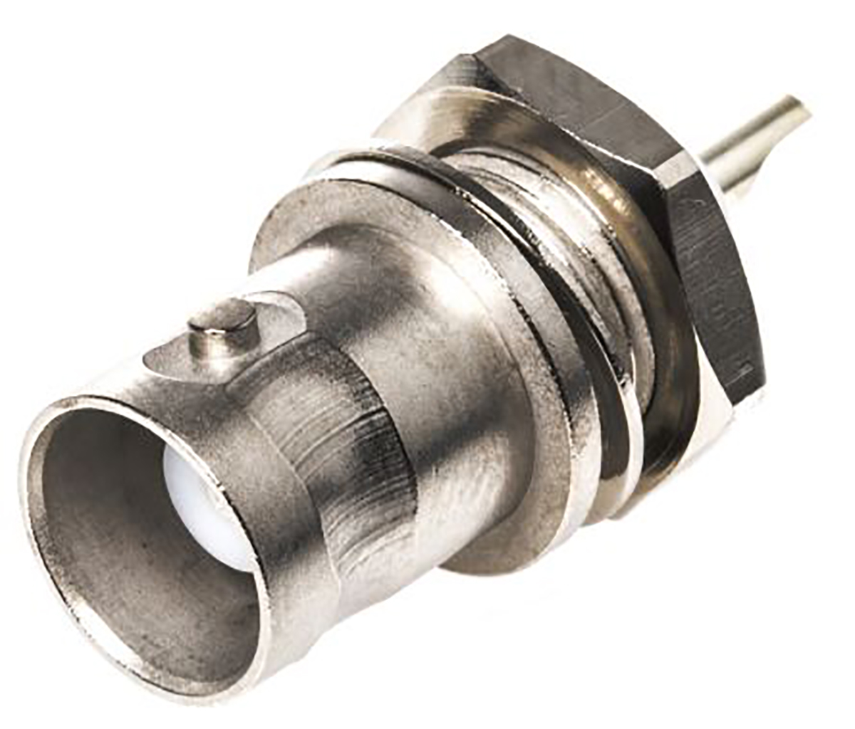 Telegartner, Jack Panel Mount BNC Connector, 75Ω, Solder Termination, Straight Body