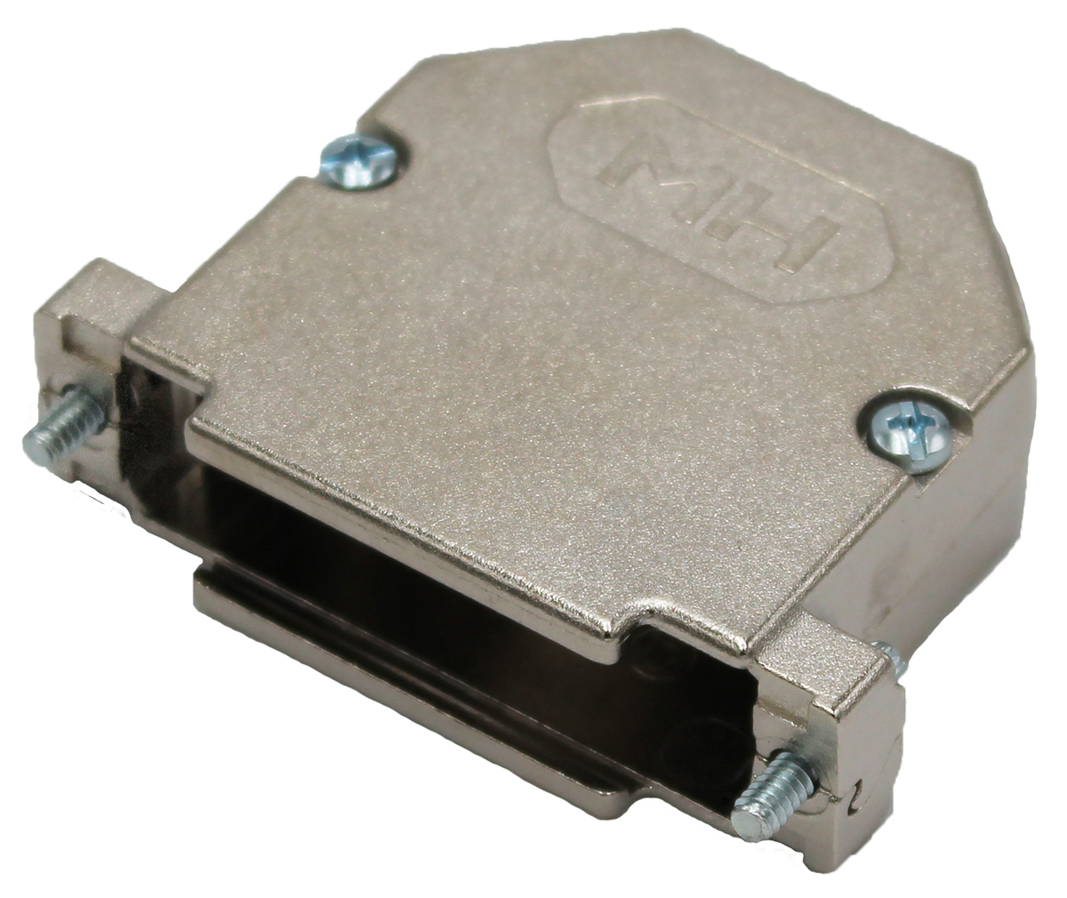 MH Connectors MHDU45 Series Zinc Angled D Sub Backshell, 25 Way, Strain Relief