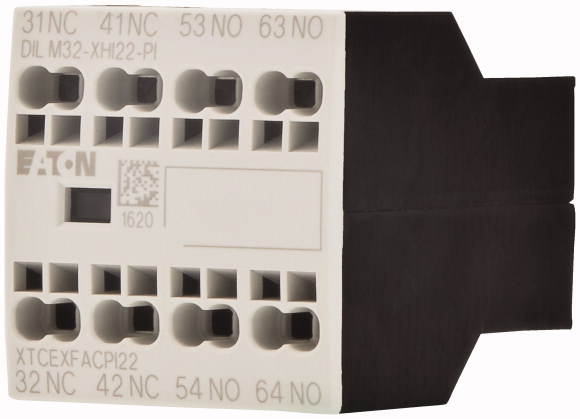 Eaton Auxiliary Contact, 4 Contact, 2 NC, 2 NO, Front Fixing