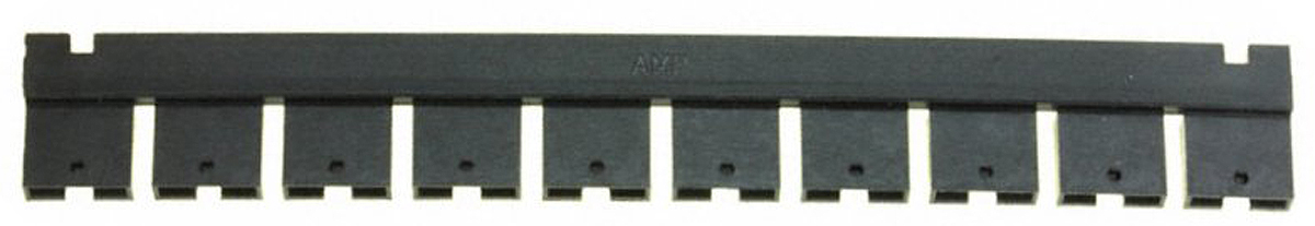TE Connectivity, AMPMODU Shunt Female Straight Black Open Top 2 Way 1 Row 5.08mm Pitch